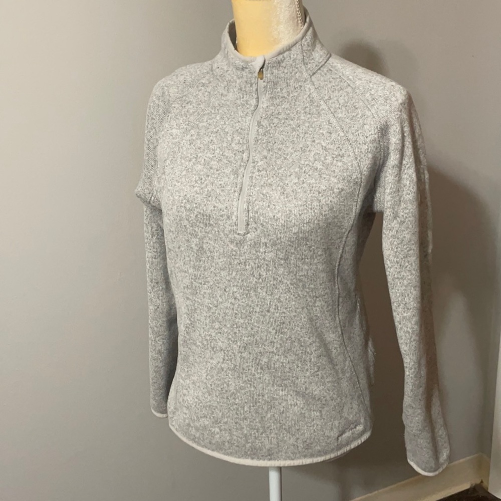 Eddie Bauer quarter zip pull over  L